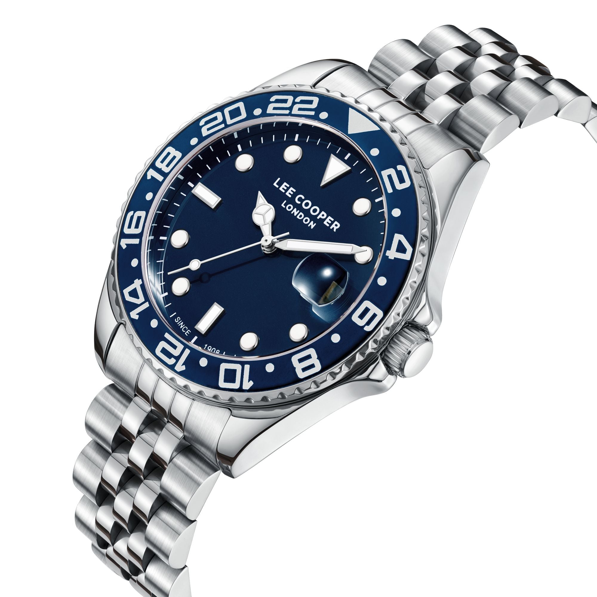 LEE COOPER - LC08142.390 - GENTS SUPER METAL WRISTWATCH